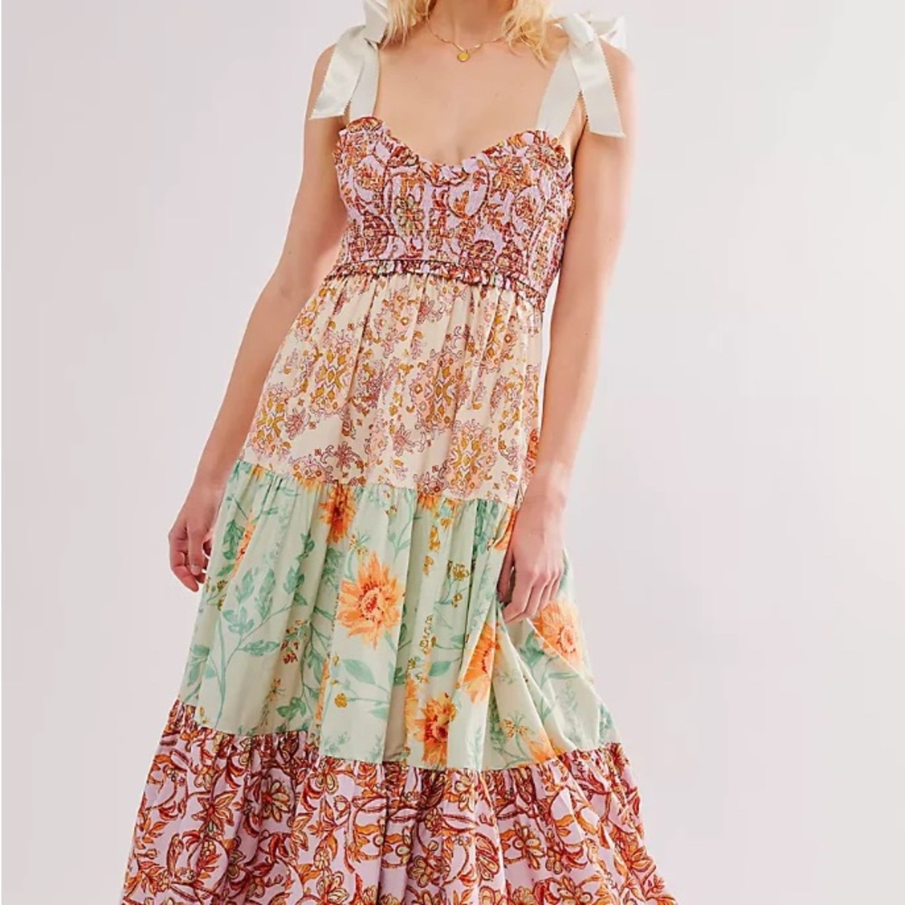 Free People Bluebell Maxi Dress in lilac